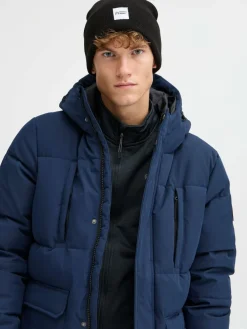 North Bend Mützen & Caps<Unisex Strickmütze - NBLou schwarz bedruckt