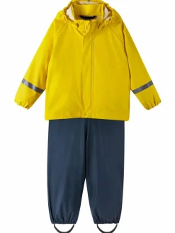 reima Jungen|Mädchen<Unisex 2tlg. Regenset - Tihku gelb uni