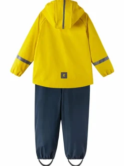 reima Jungen|Mädchen<Unisex 2tlg. Regenset - Tihku gelb uni