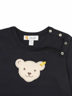 Steiff Jungen<Unisex T-Shirt - Classic schwarz uni