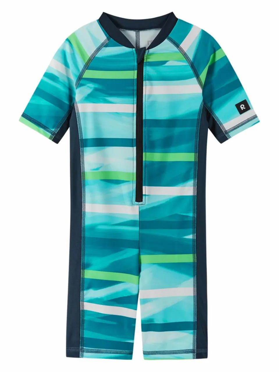 reima Mädchen|Jungen<Unisex UV-Schwimmanzug - Vesihiisi marine gemustert