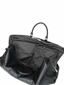 GUESS Taschen & Rucksäcke<Unisex Weekender - Pisa Saffiano Eco Double Zip schwarz uni