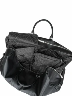GUESS Taschen & Rucksäcke<Unisex Weekender - Pisa Saffiano Eco Double Zip schwarz uni