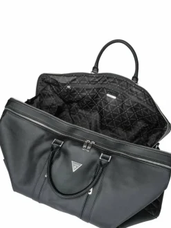 GUESS Taschen & Rucksäcke<Unisex Weekender - Pisa Saffiano Eco Double Zip schwarz uni