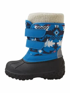 reima Mädchen|Jungen<Unisex Winterstiefel - Konkari hellblau gemustert