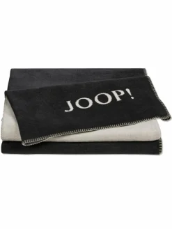 JOOP! Heimtextilien<Unisex Wohndecken 1er Pack anthrazit uni