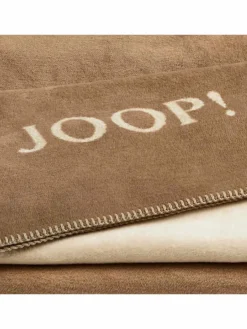 JOOP! Heimtextilien<Unisex Wohndecken 1er Pack beige uni
